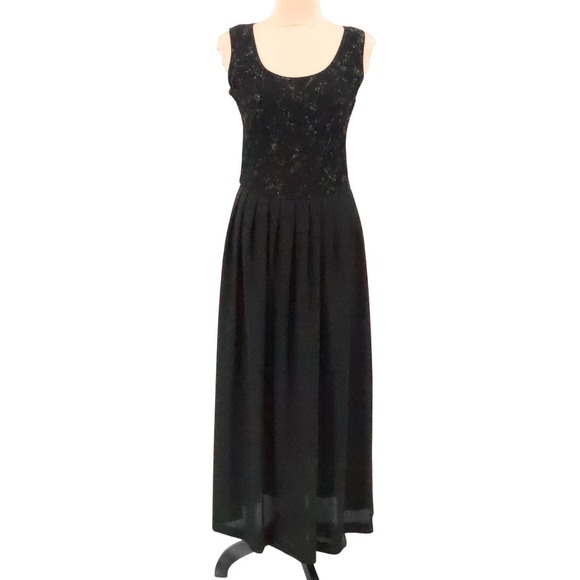 Vtg Jessica Howard Textured Jacket Maxi Dress Set Evening Formal NYE 90s Size 6 - Picture 2 of 16